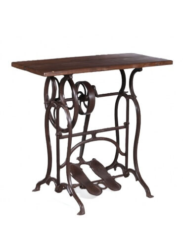 Wheeler & Wilson Sewing Machine Table - Upcycled