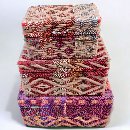 Iron Box With Rope Weaving